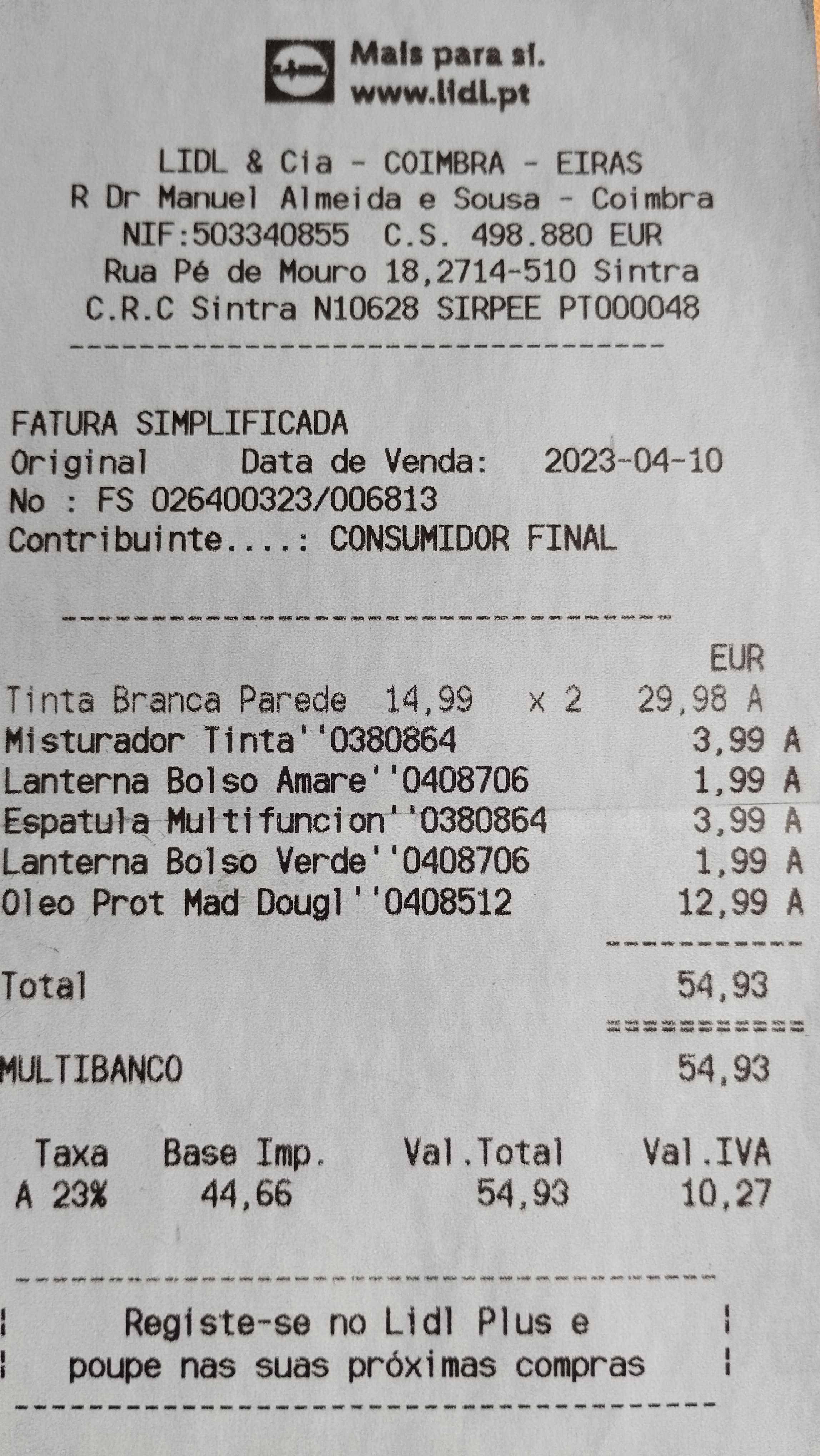 Pintura branca para interiores. Novo. Lidl