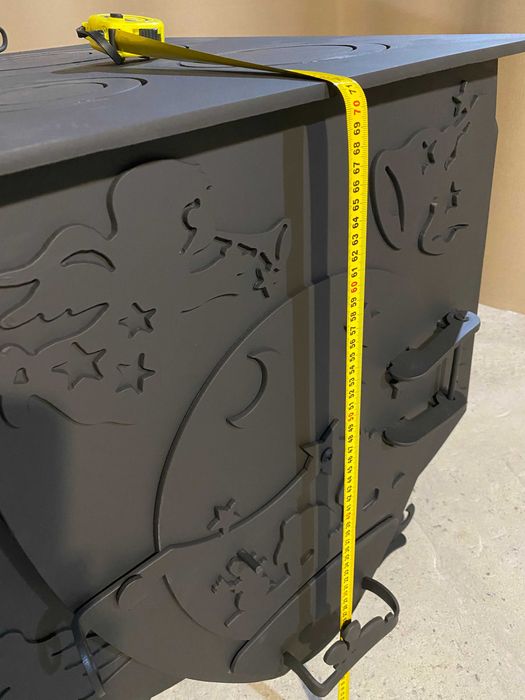 Булер'ян, піч буржуйка с конвекцією "Різдвяна" + вторинне допалювання