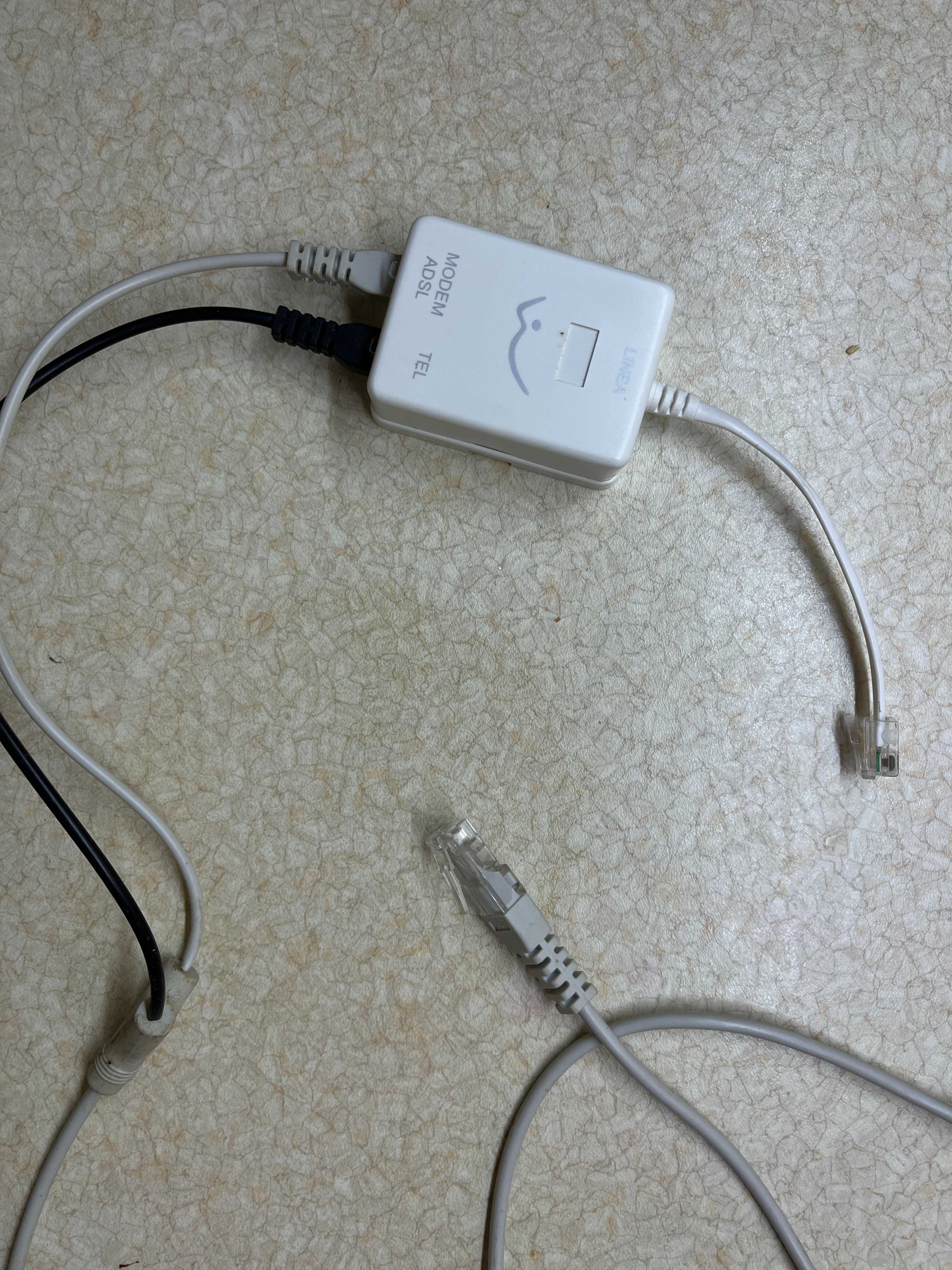Сплітер DSL tel modem adsl провід 4м