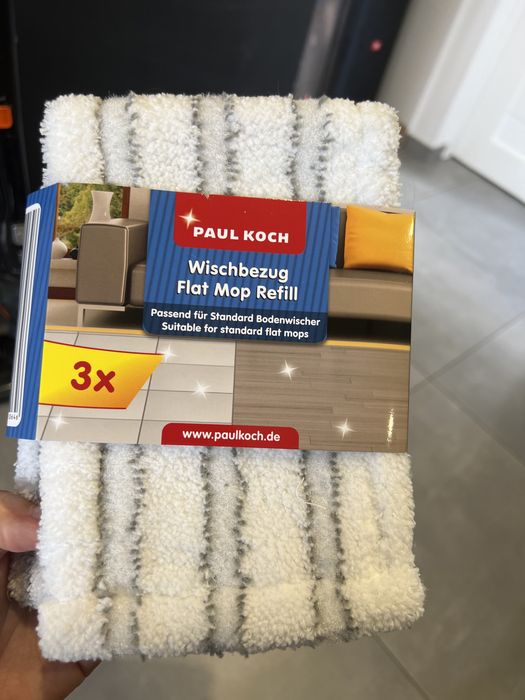 2 ścierki z mikrofibry na mopa płaskiego