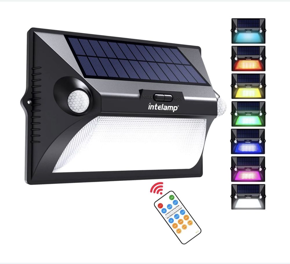 Lampa solarna InTelamp 5 trybow
