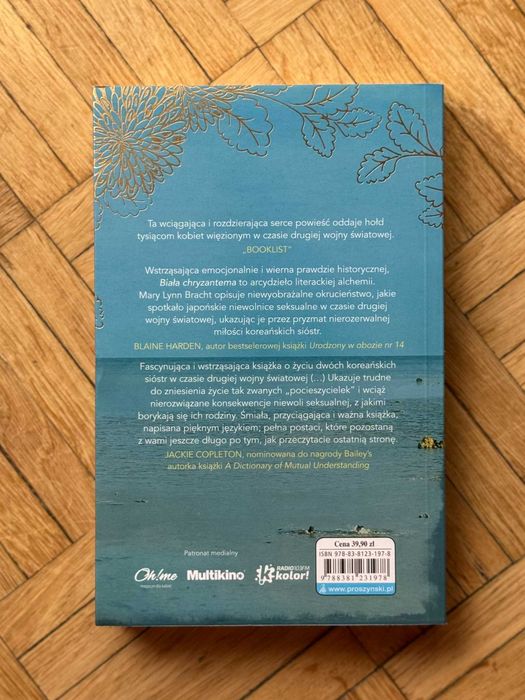 NOWA Mary Lynn Bracht "Biała chryzantema" Prószyński i S-ka powieść