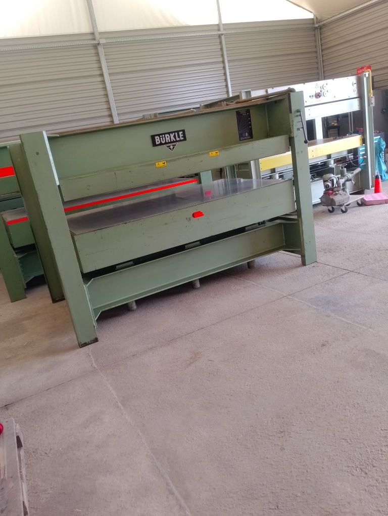 Prasa półkowa Burkle grzana 6 tłokowa 130x220