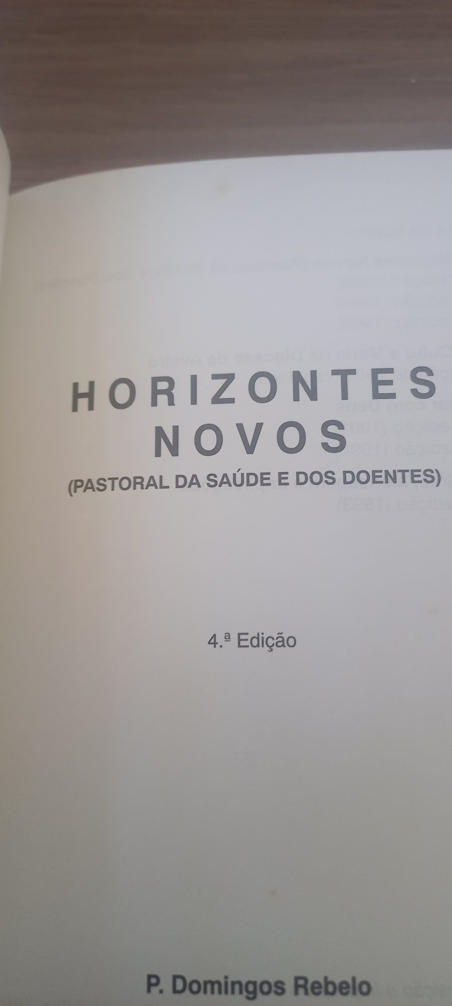 Livro Horizontes Novos