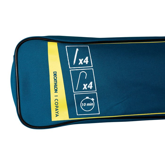 Rede e Postes Voleibol de Praia Lazer BV 500 (6 m) Azul (Conjunto)