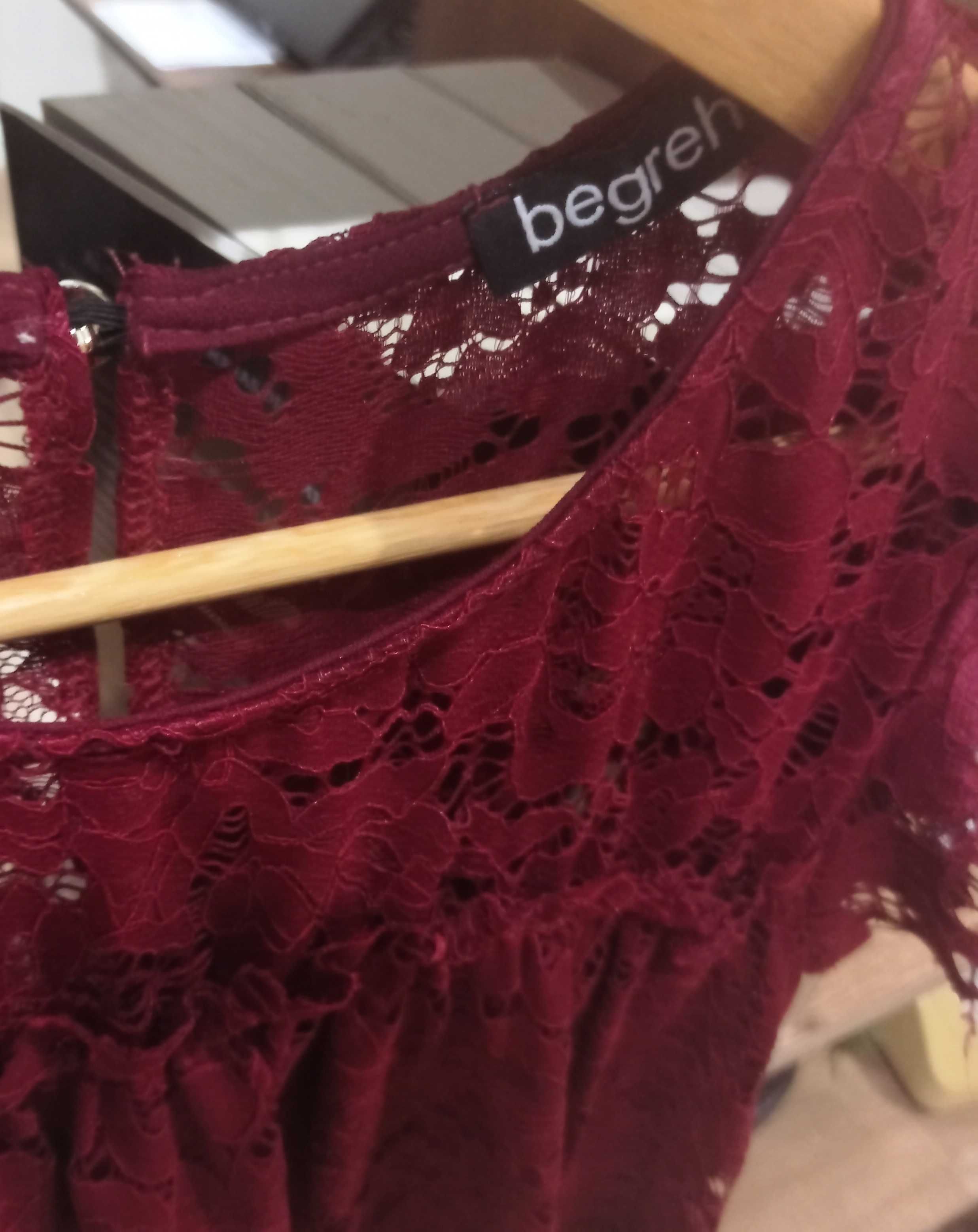 Blusa bordeux da Begreh