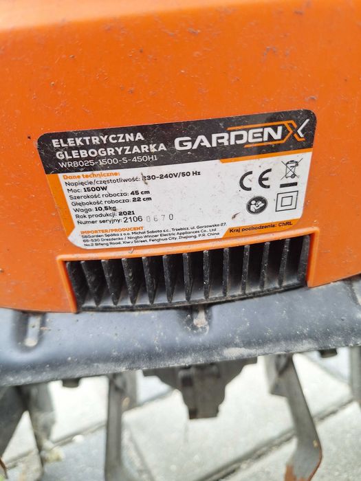 Glebogryzarka elektryczna 1500W 45CM WR8025