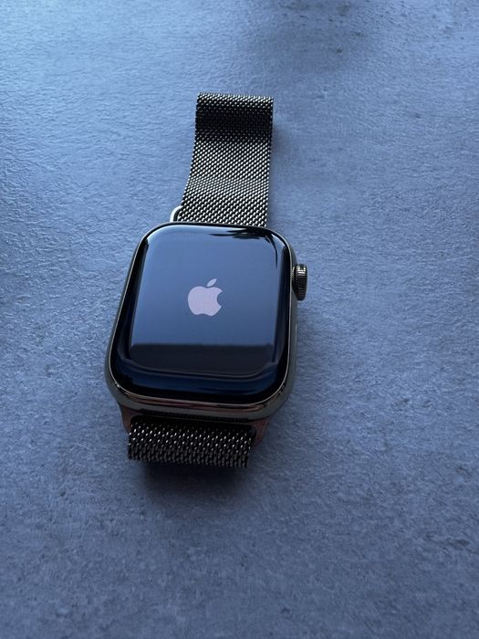 Apple watch seria 8 zloty 41mm cellular + bransoleta mediolanska