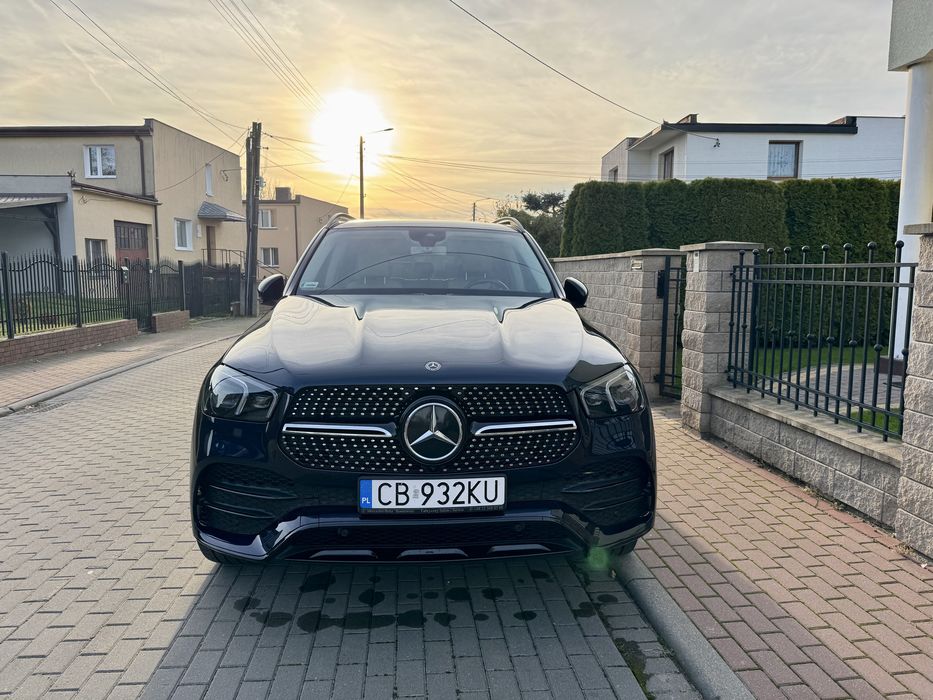 Mercedes GLE linia AMG salon Polska bogata wersja 7-os panorama
