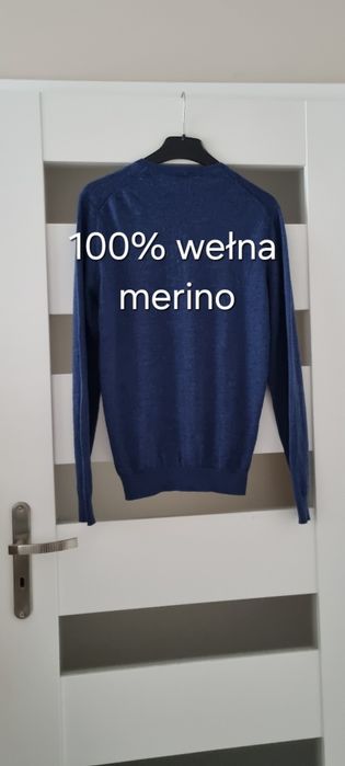 Wełniany sweter Massimo Dutti