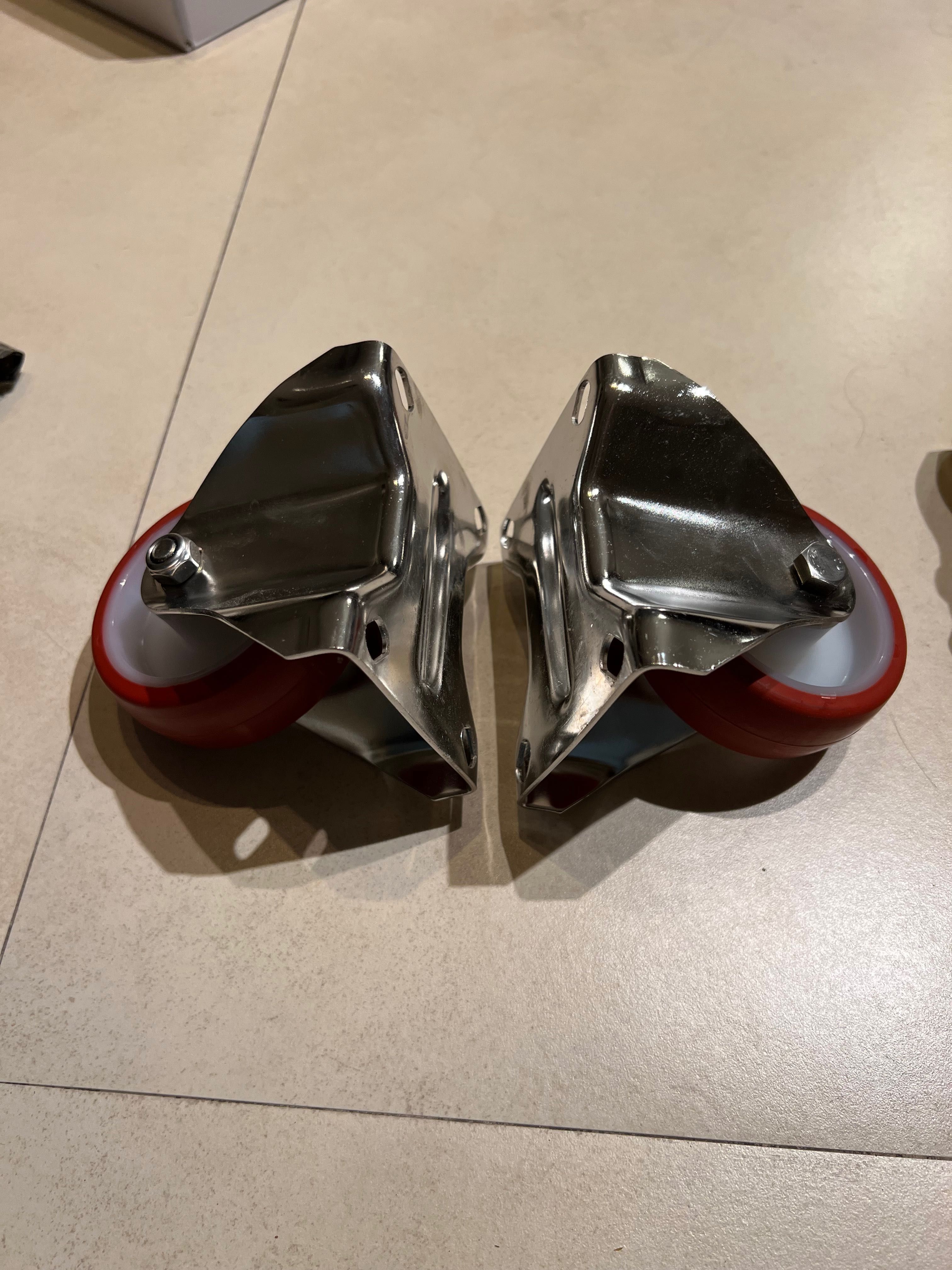 KÓŁKA STAŁE fi 80 mm 200 kg NIERDZEWNE Nowe 8 szt