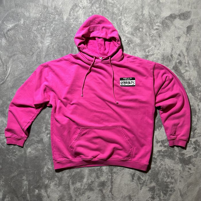 Худі Vetements Pink (HELLO my name is)