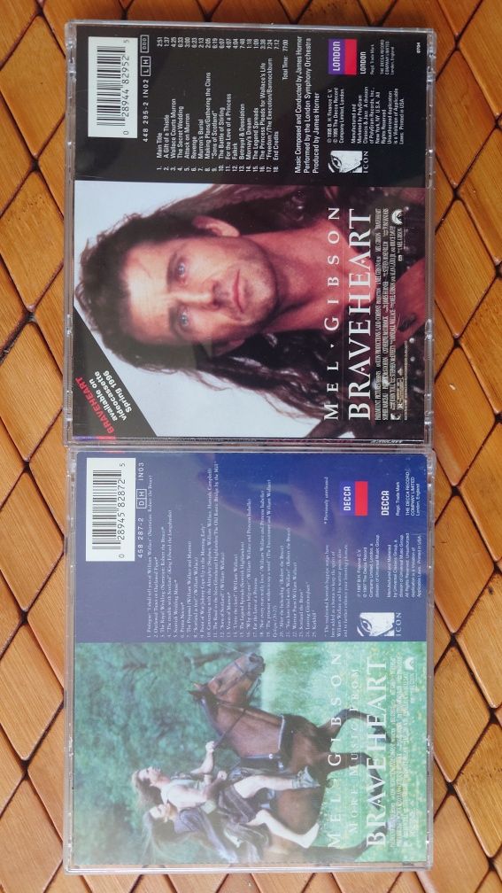 Soundtrack 2CD do filmu,,Braveheart"