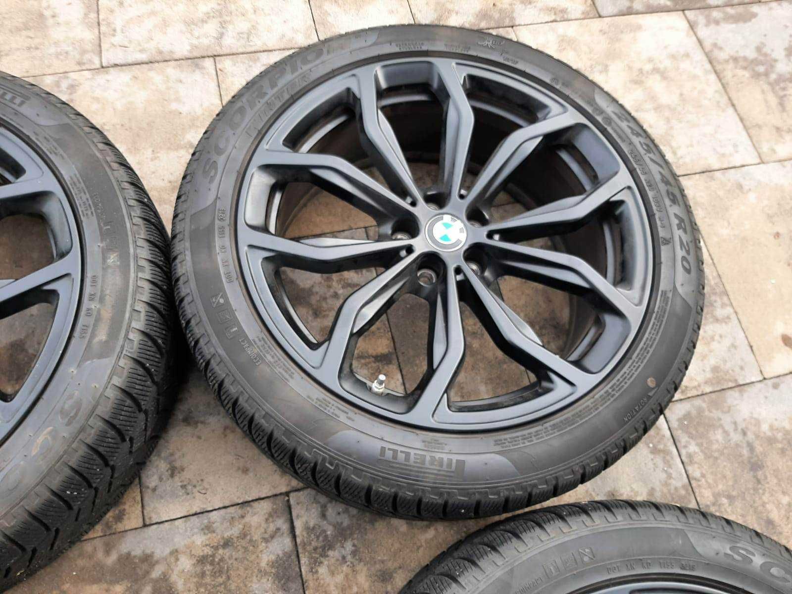 Oryginalne koła letnie czarne 20 BMW X4 G02 X3 G01 245/45 R20