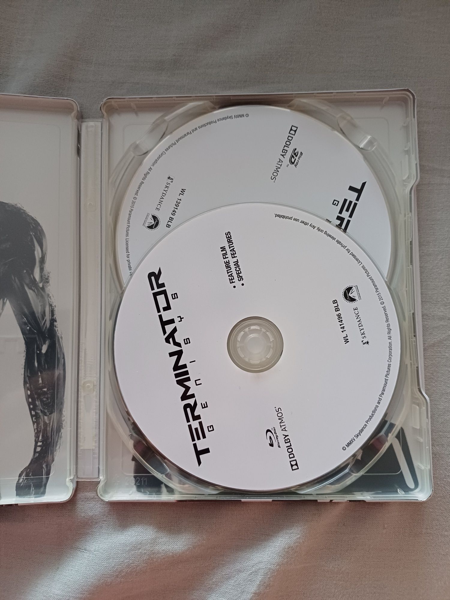 Terminator Genisys blu-ray i 3D.