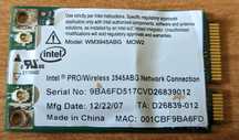 Karta Wi-Fi Intel WM3945ABG MOW2 mini PCIe