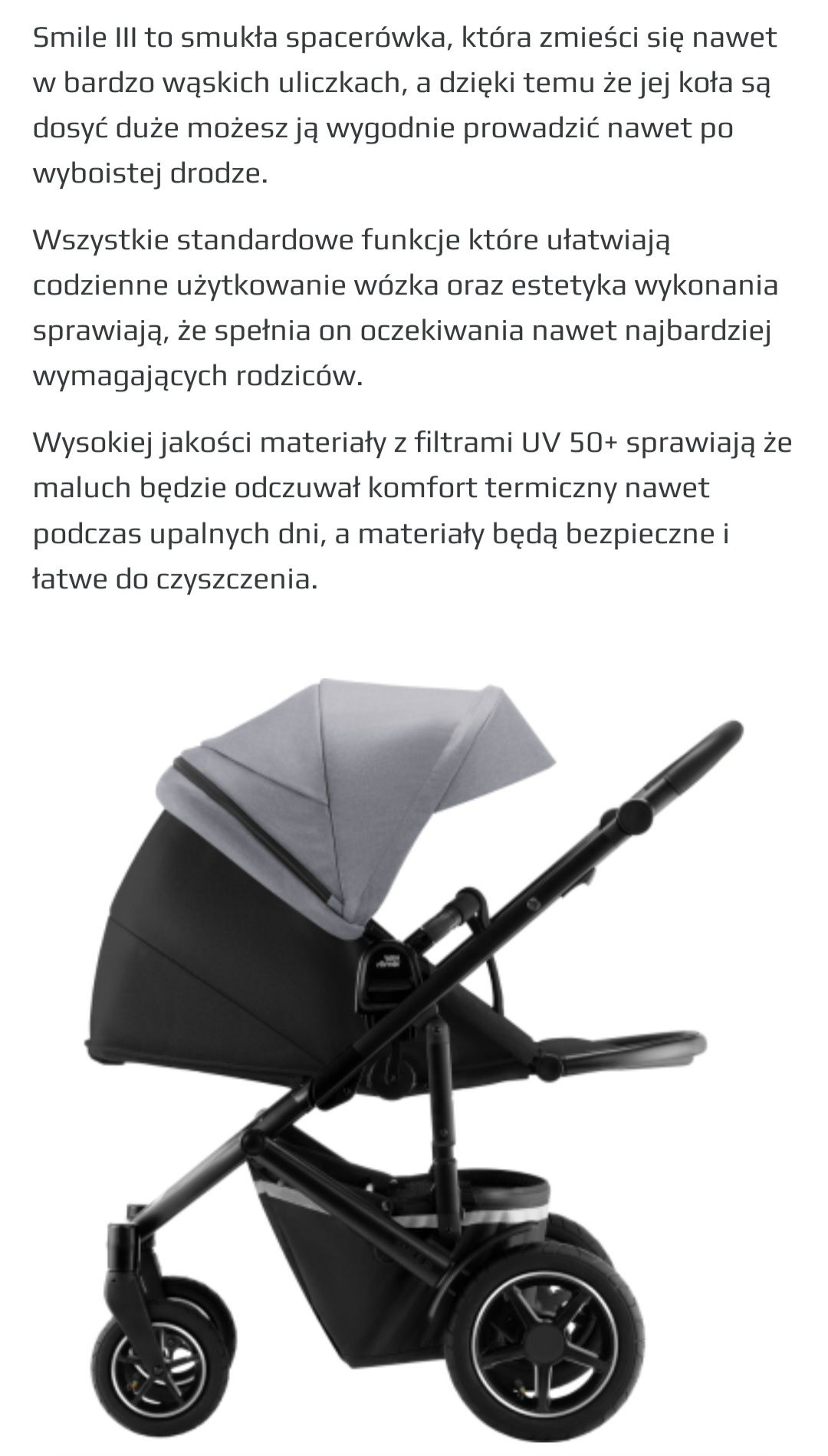 Wózek spacerowy britax romer