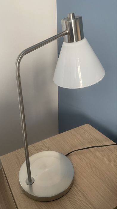 Lampa stołowa NIKLOWANE/SZKŁO - FLUGBO IKEA , niklowane/szkło Nowa