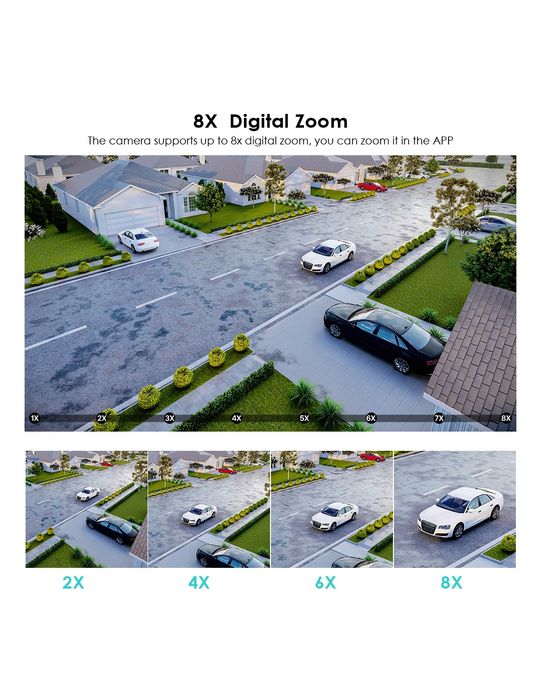 Câmara Wi-Fi com Zoom Jortan JT-8186XM