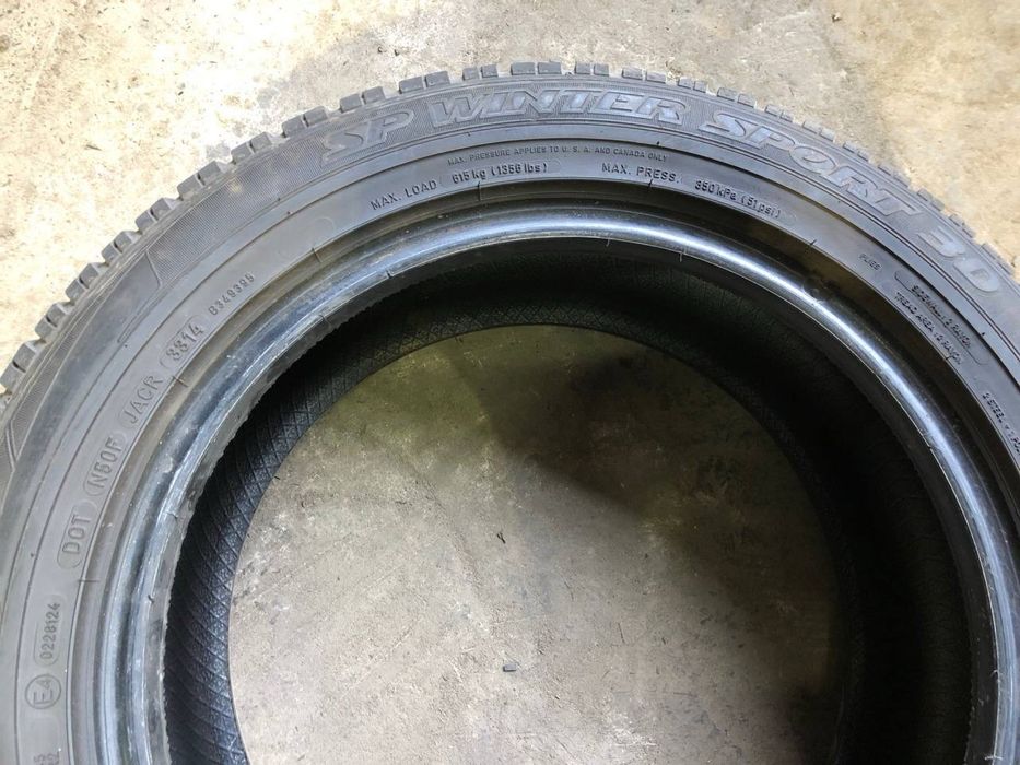 Зимова резина 205 55 р16 dunlop зимняя решина шины шины зима R16