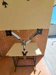 Suporte duplo para 2 monitores de PC/TV ou TV