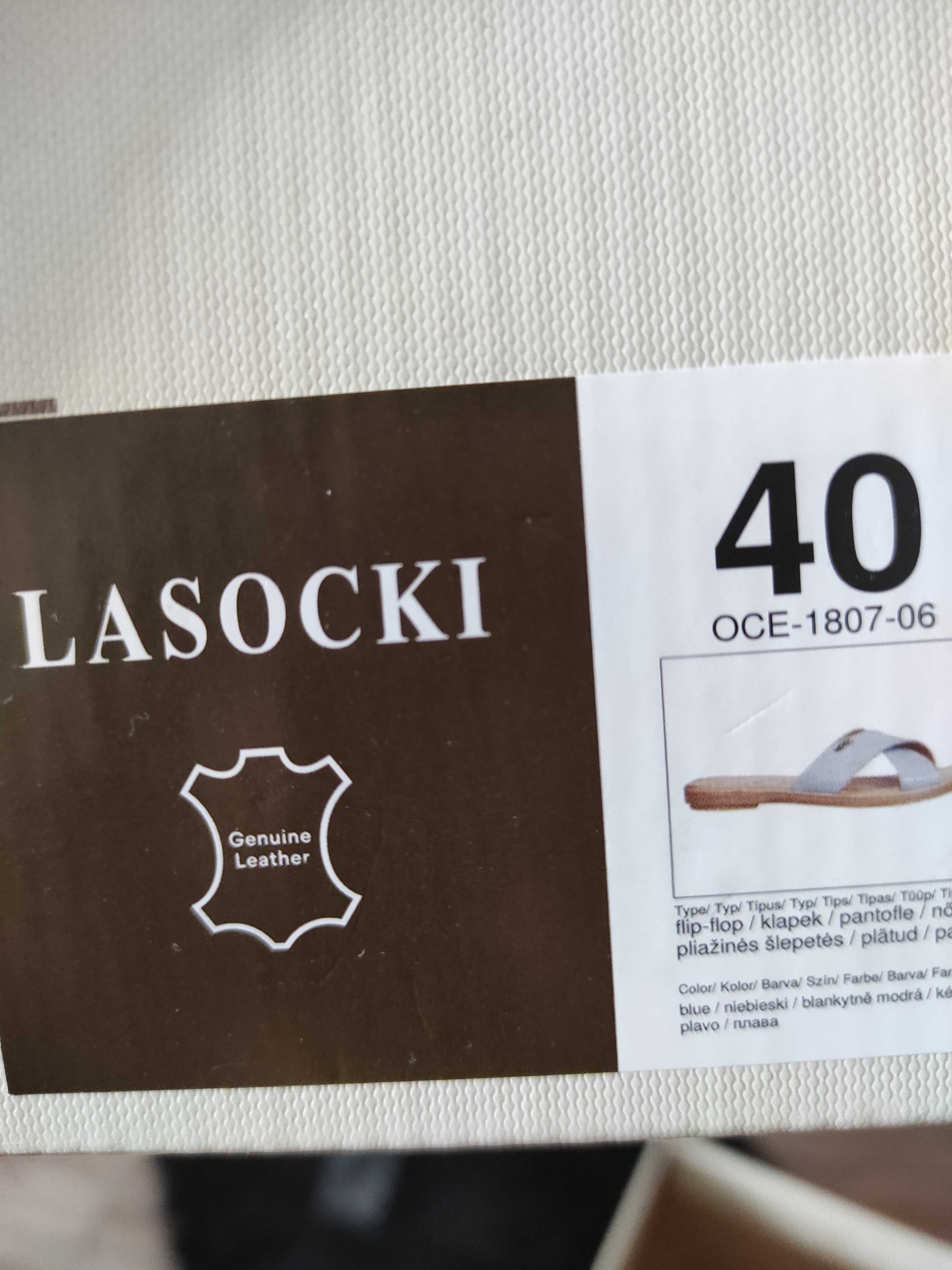 Klapki damskie lasocki