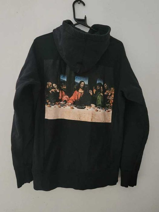 Худи Supreme Last Supper hooded sweatshirt Black hoodie