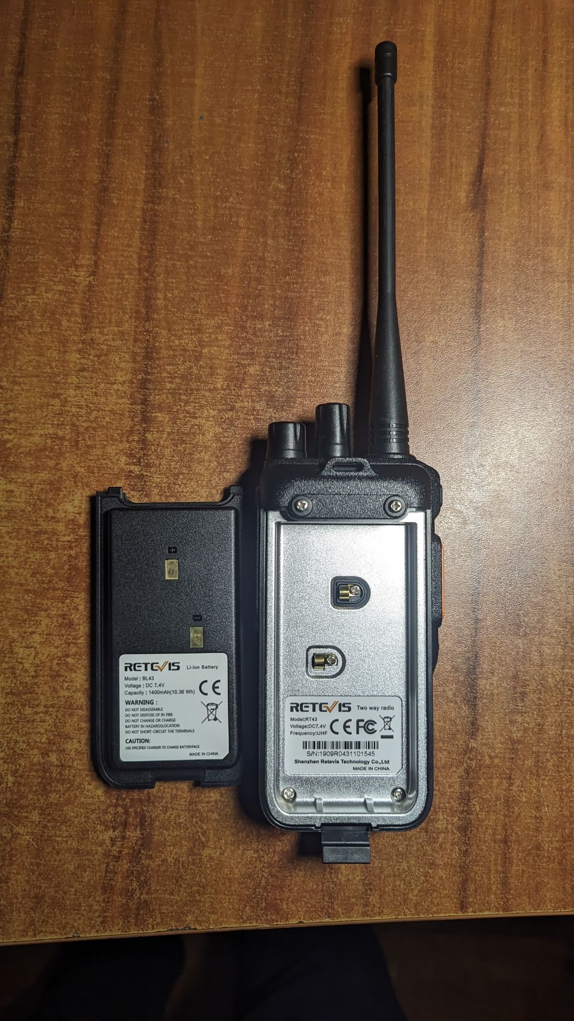 Dmr Цифрова Retevis RT43 - ціна за одну, всього є 3 штуки..  Професійн