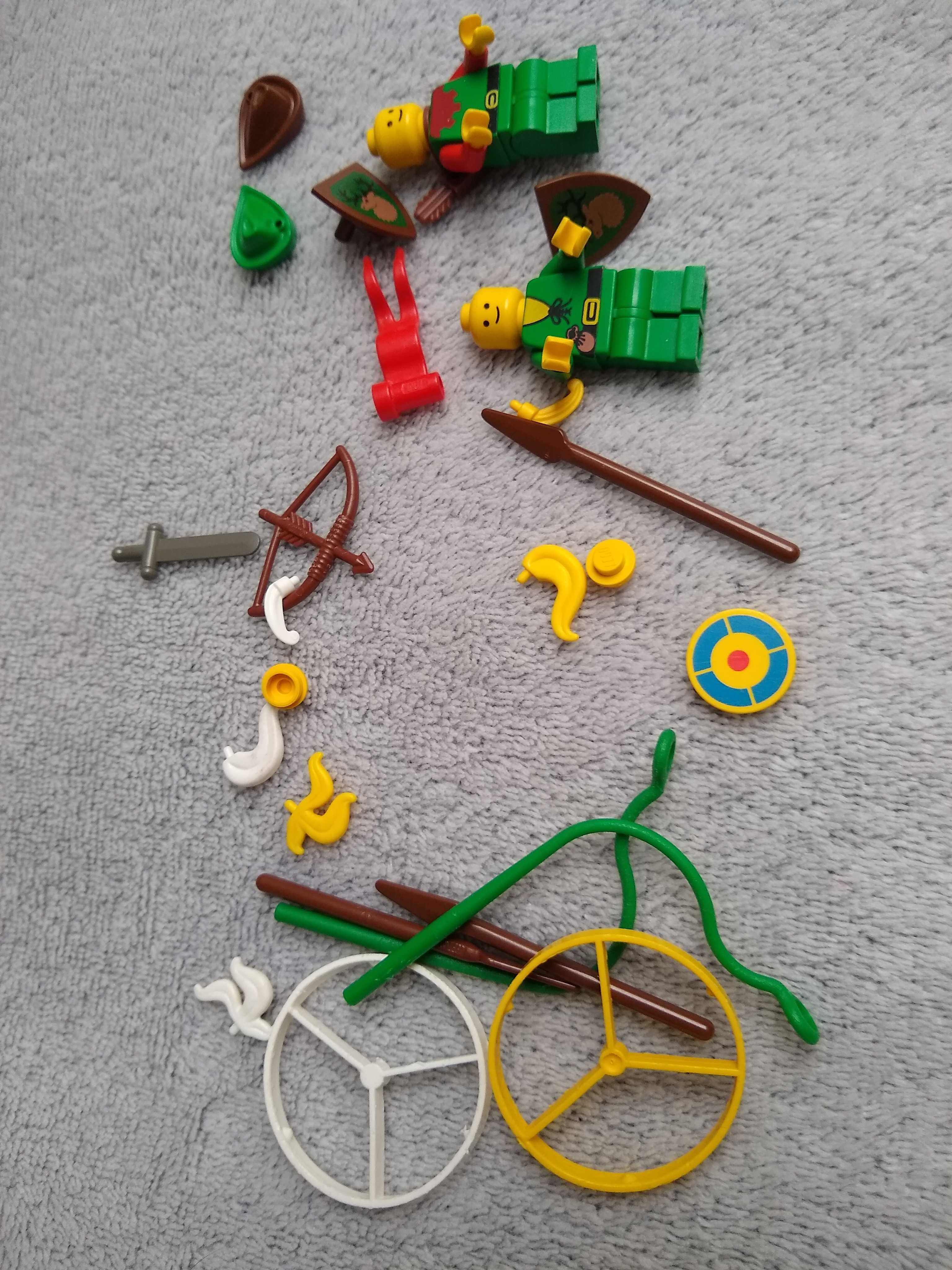 100% Lego 6054 Lego 6055 Castle Rycerze Forestmen Robin Hood Wóz
