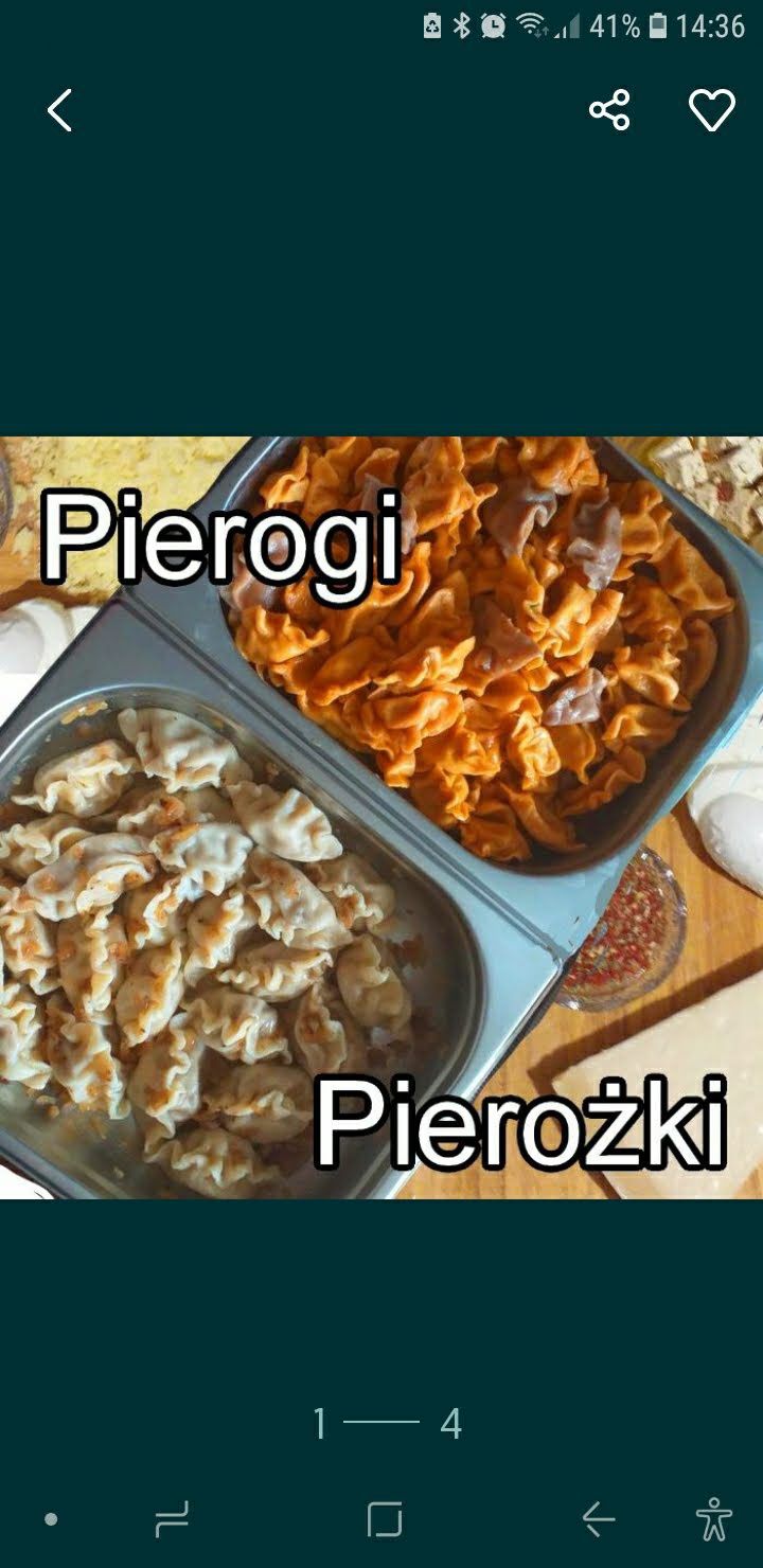 Pierogi Cztery Sery z suszonymi pomidorami i parmezanem