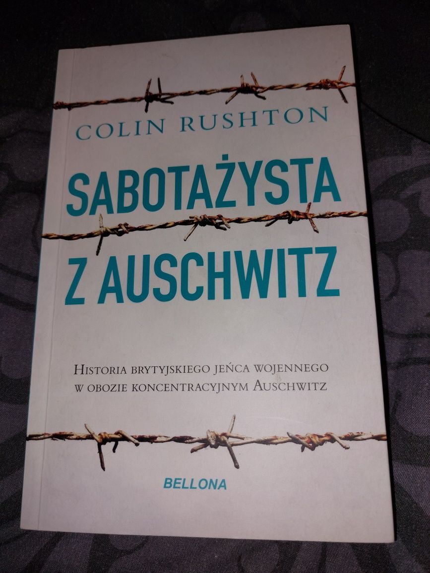 Książka sabotażysta z auschwitz