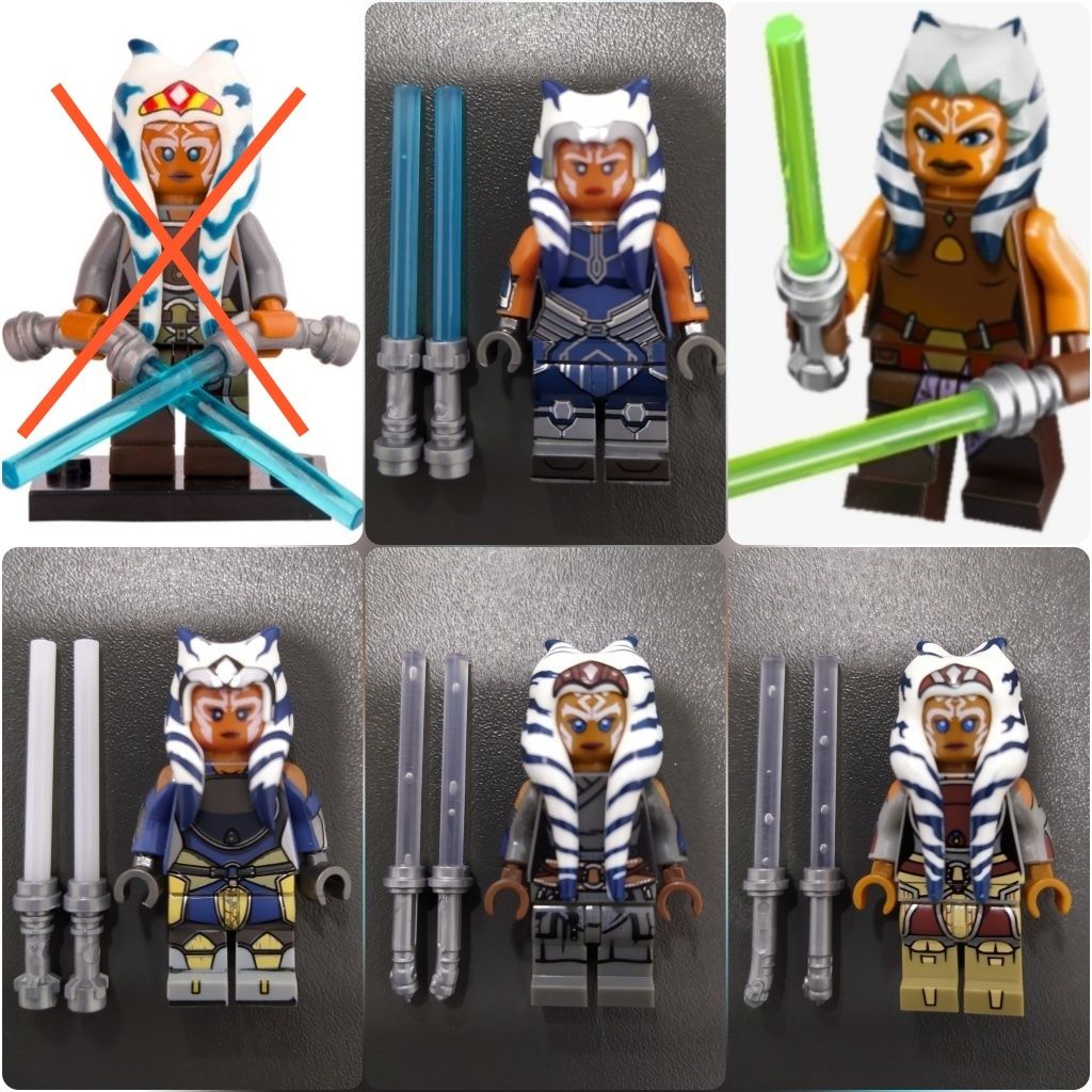Minifiguras "Star Wars - Mandalorian" (compatível c/ Lego)