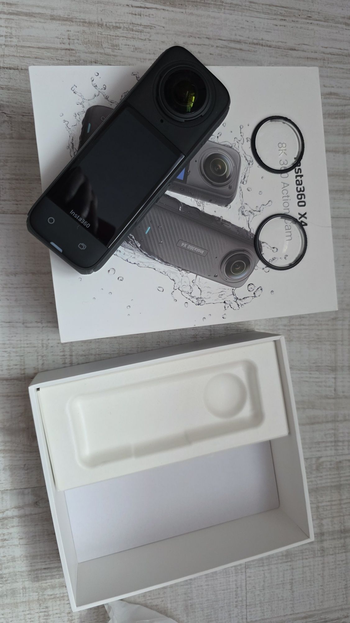 Insta360 x4, Gwarancja, Doskonaly Stanie, Duży zestaw