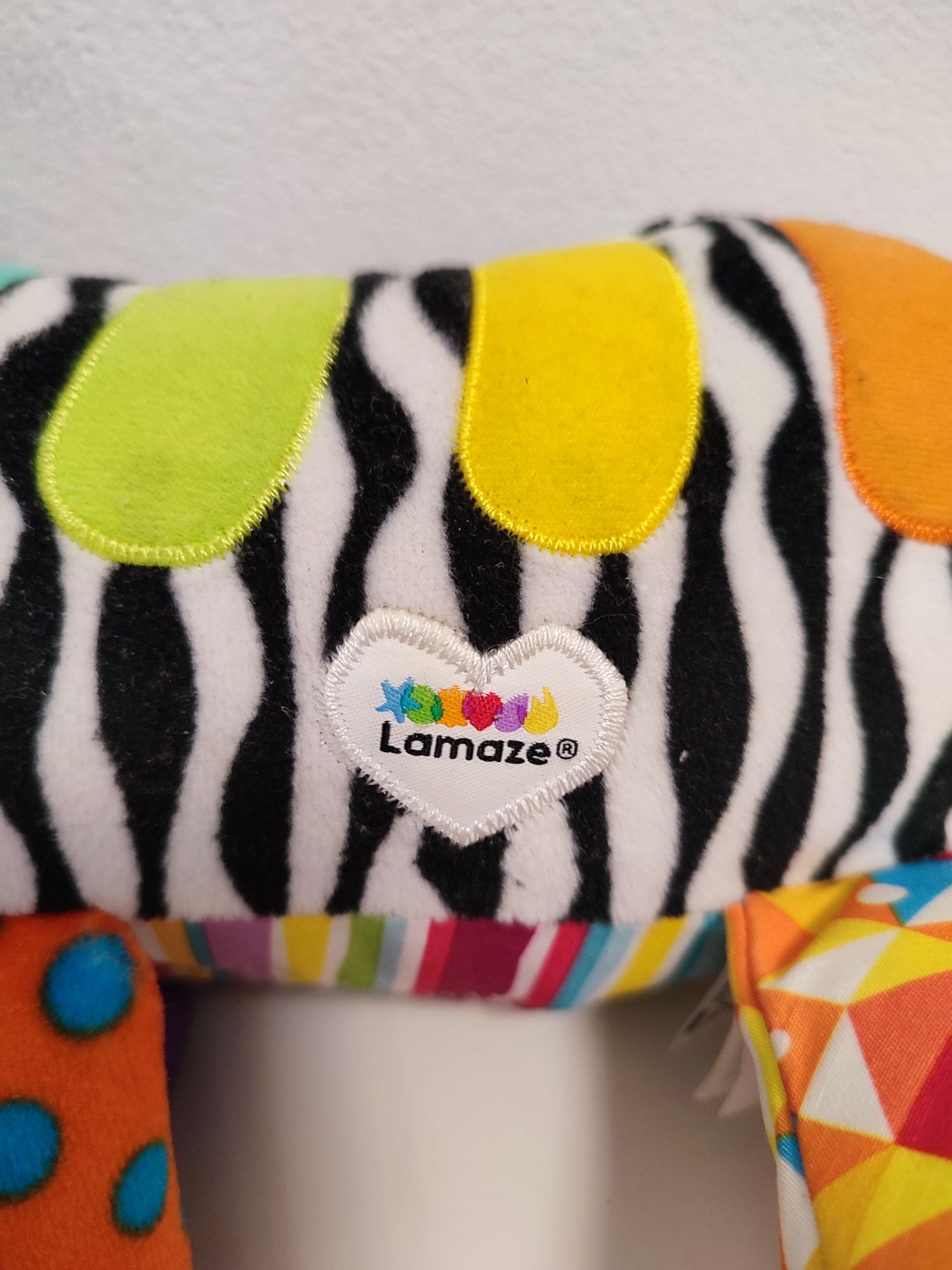 Zebra lamaze przytulanka