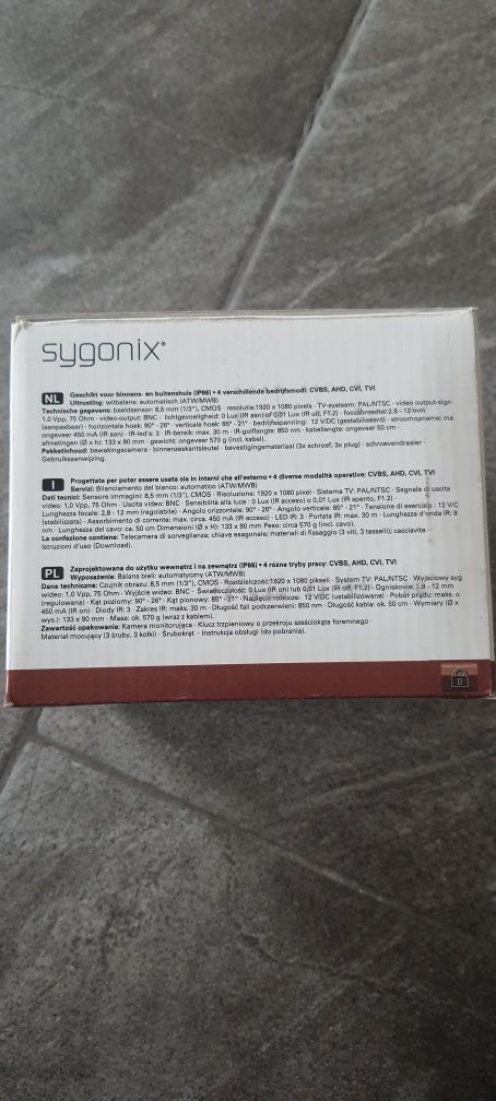 Kamera kopułkowa sygonix