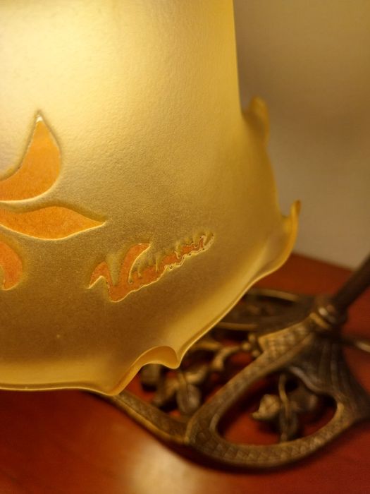 Par candeeiros antigos mesa Vianne