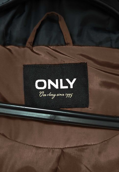 Płaszcz Kurtka Parka Z Kapturem Pikowana Ocieplana Puffer Only |R. S