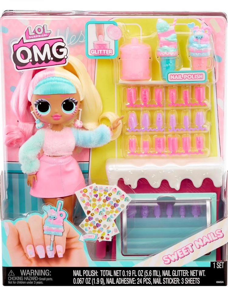 Lol omg sweet nails kitty k candylicious pinky pops лол китти кафе