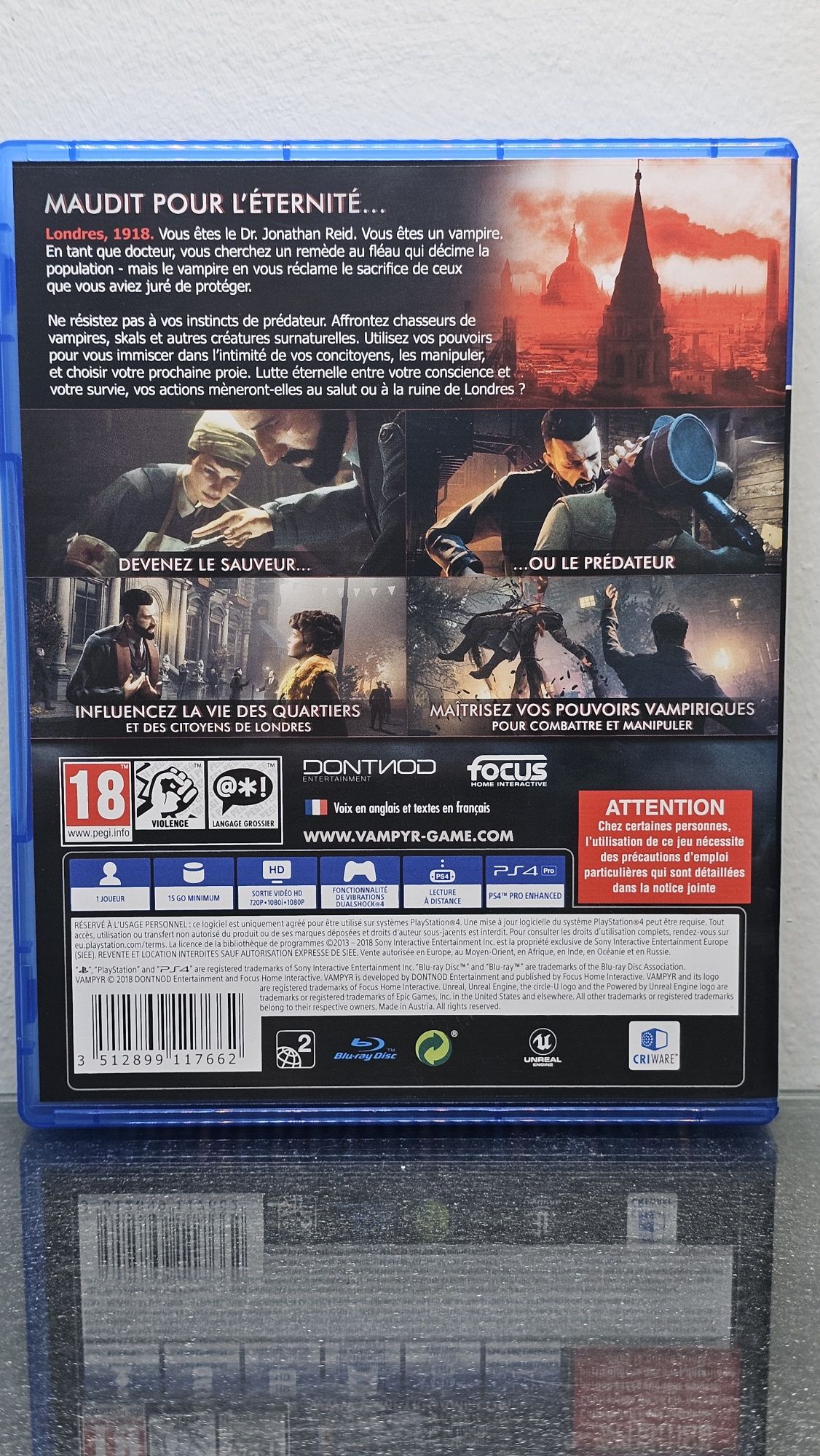 Vampyr PS4 Playstation 4 Horror Terror Vampiros Stealth