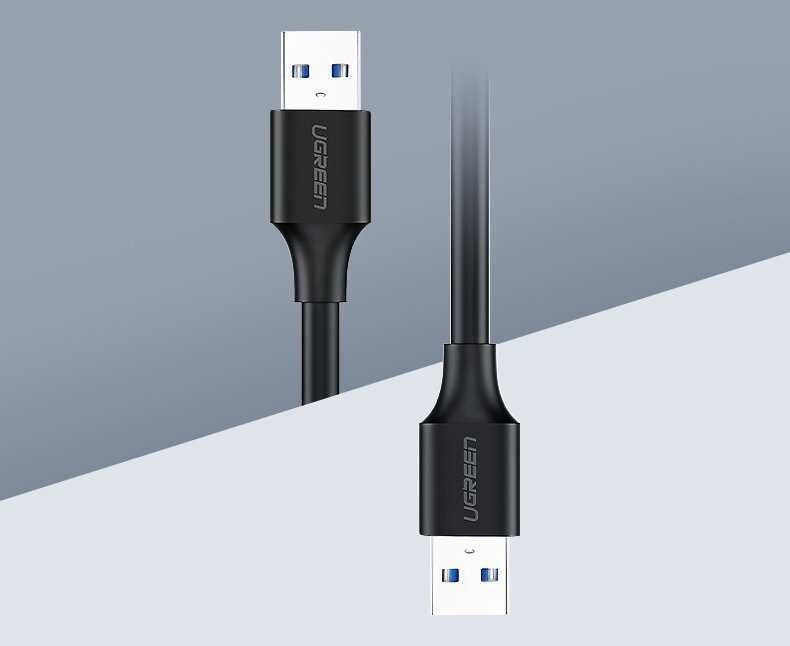 Ugreen kabel przewód USB 2.0 męski - USB 2.0 męski 2m czarny US128