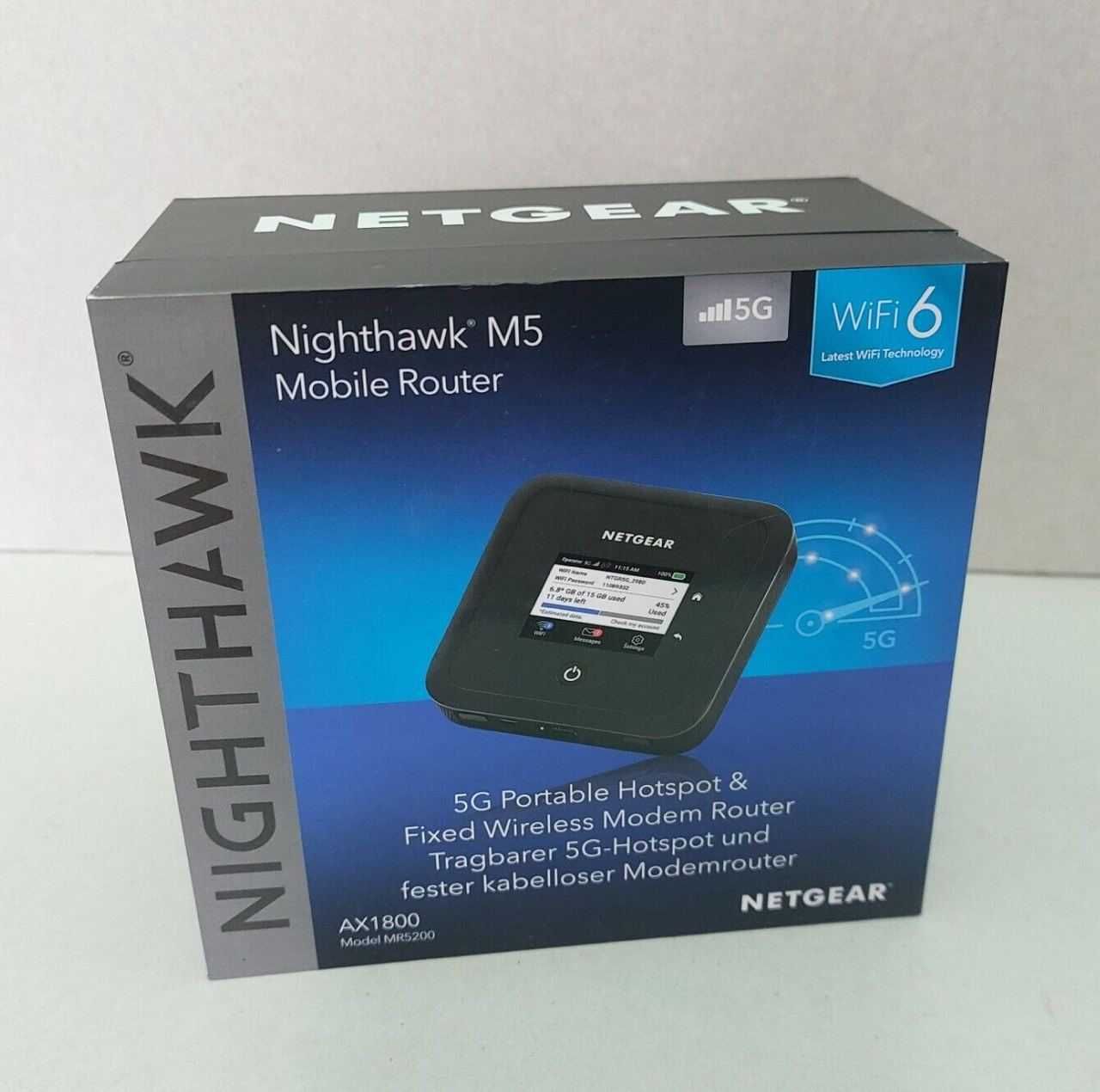Роутер Netgear Nighthawk M5 (MR5200-100EUS) 3G 4G 5G GSM LTE Wi-Fi