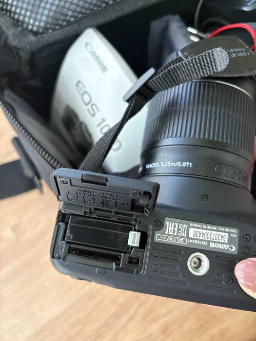 Canon EOS 100D + Lente 18-55mm IS STM – Como nova!