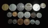 Набір старих монет Нідерландів та Швеції