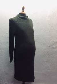 Sukienka ciążowa rozmiar M Ma-ma nowa ciemno- zielona