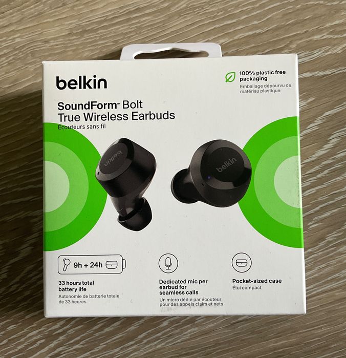 Belkin SoundForm™ Bolt
True Wireless Earbuds