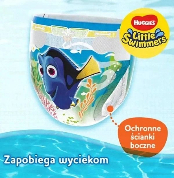 Pieluszki Dziecięce Kąpielowe Huggies Pływania 5, 6