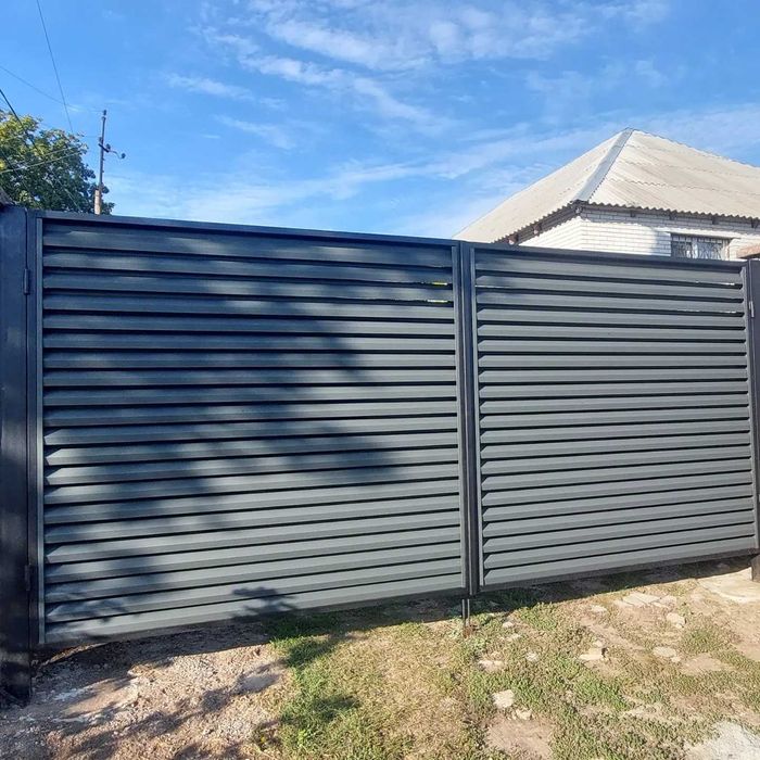 Забор Установка ПОД КЛЮЧ Профнастил Штакетник Жалюзи Ранчо  ВОРОТА