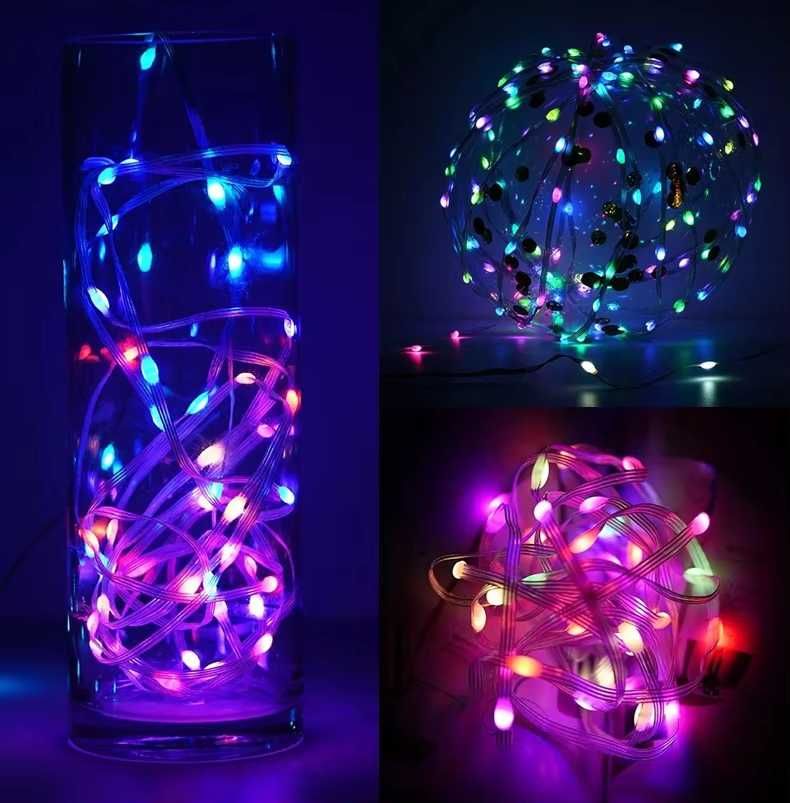 Taśma led inteligentne lampki 150 led aplikacja BT pilot sterowanie