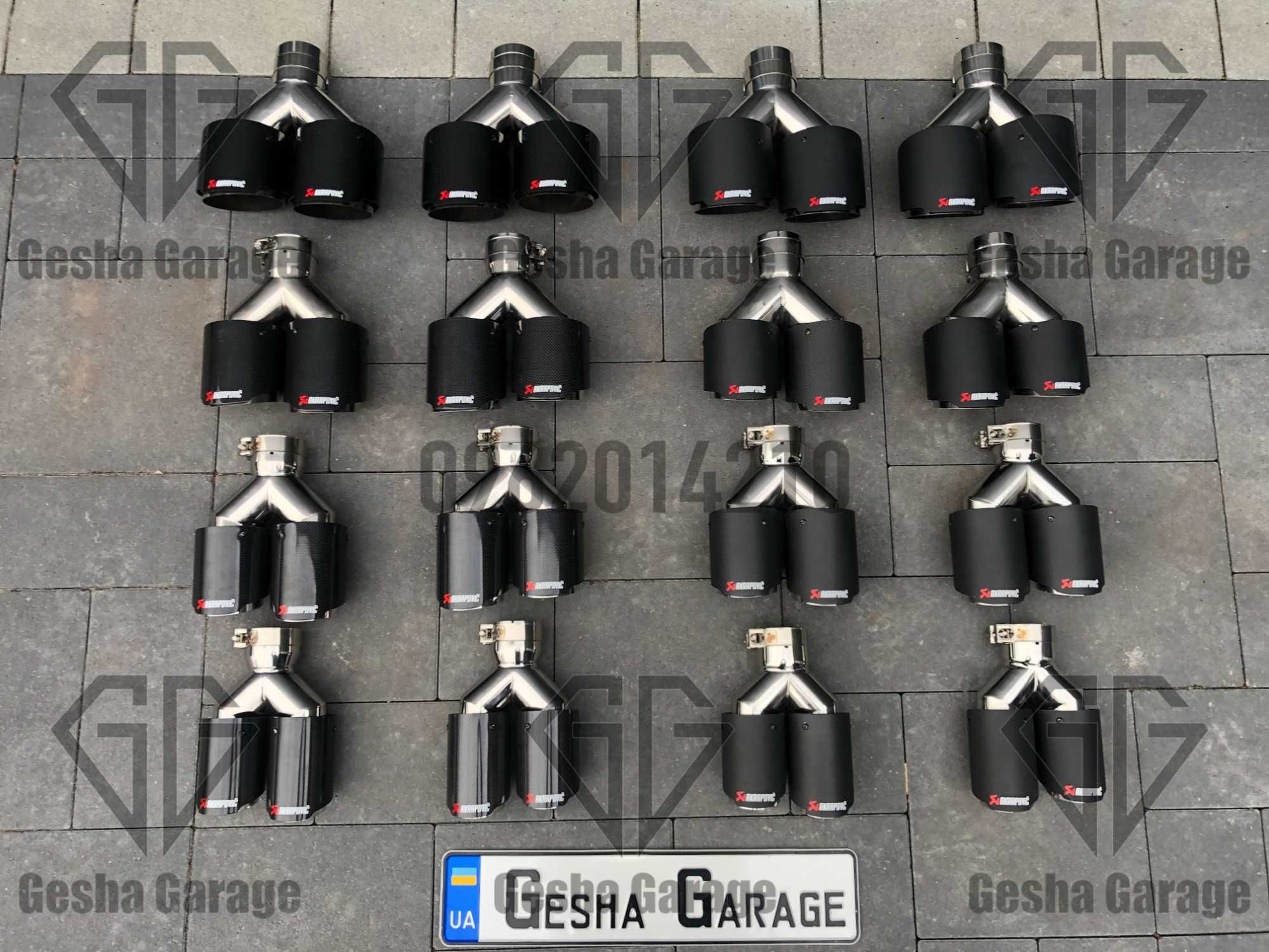 БЕЗ ПЕРЕДПЛАТ насадка на вихлопну выхлопной akrapovic акрапович карбон