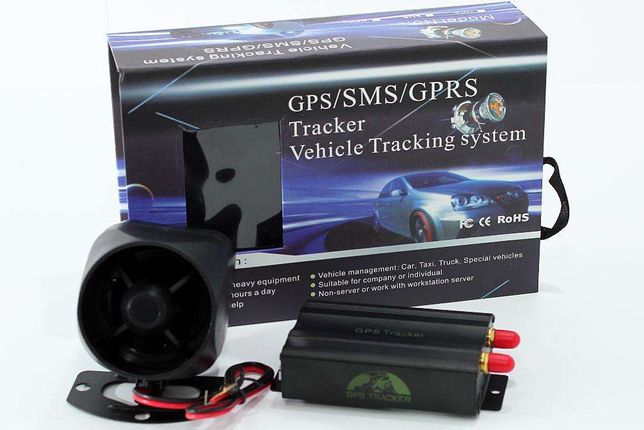 Localizador GPS modelo103A com Sirene e Sensor de Choque